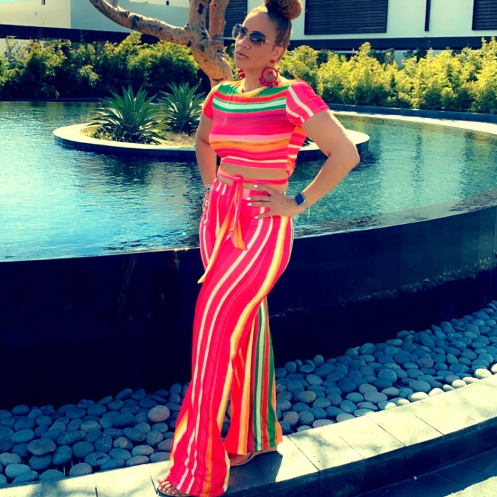 Gorgeous 2pc - Pink Multi